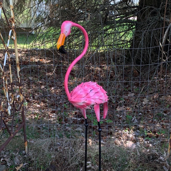 Vintage Flamingo Decor Etsy