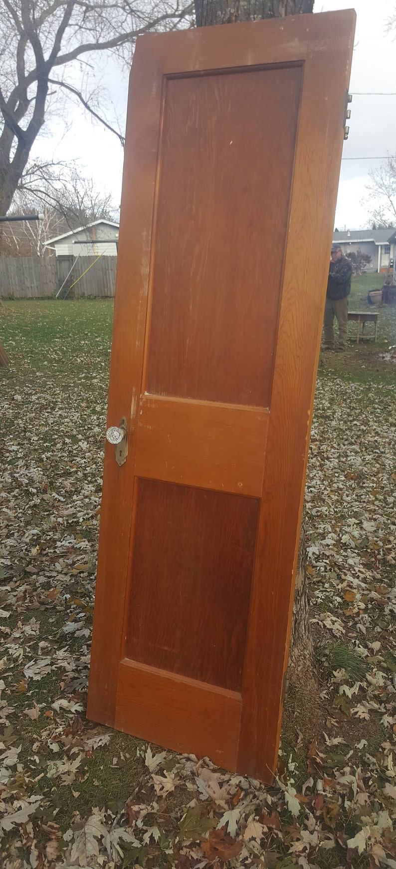 Old Maple Wood Door Interior Door 24 X 78 Architectural Salvage Farmhouse Doors Pantry 2 Recessed Panel Door Craftsman Door Am21