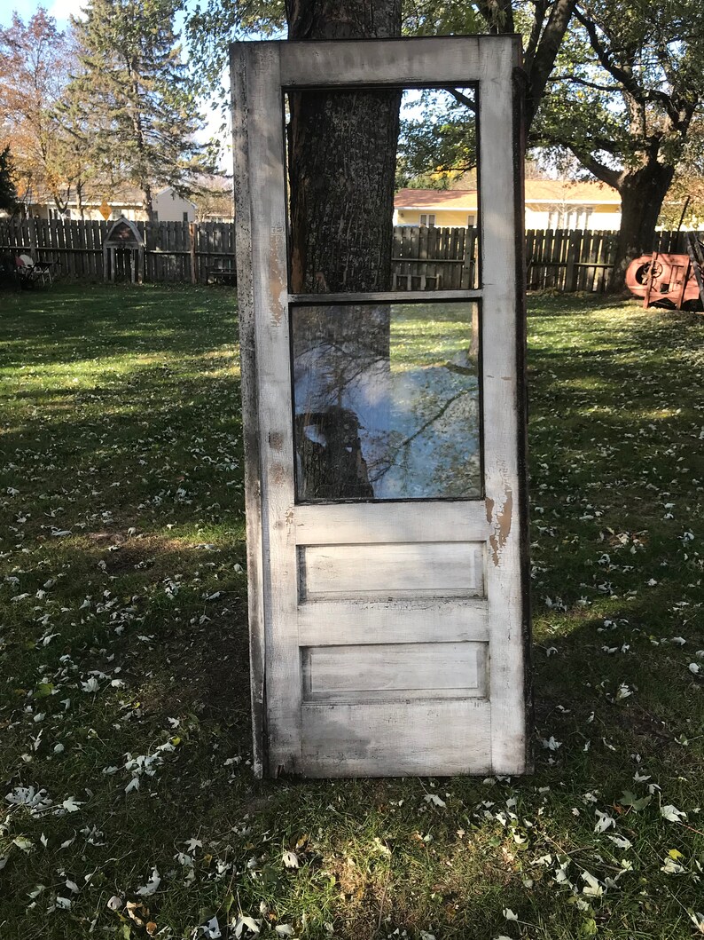 Antique Wood Door Industrial Salvage Architectural Salvage Etsy