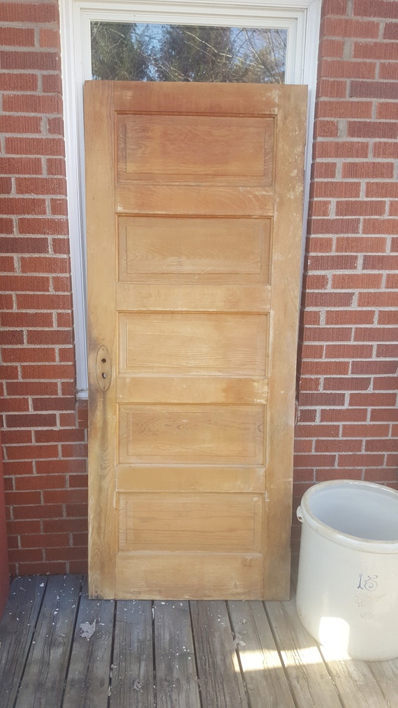 Old Solid Wood Panel Door Antique Interior Door Building Etsy image 0 - Old Solid Wood Panel Door Antique Interior Door Building Etsy