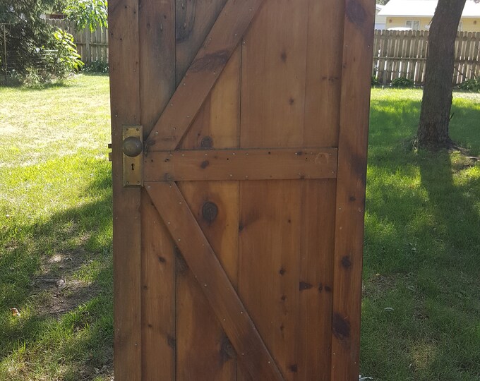 Old Barn Wood Door Rustic Farmhouse Ship Lap Wood Door Etsy