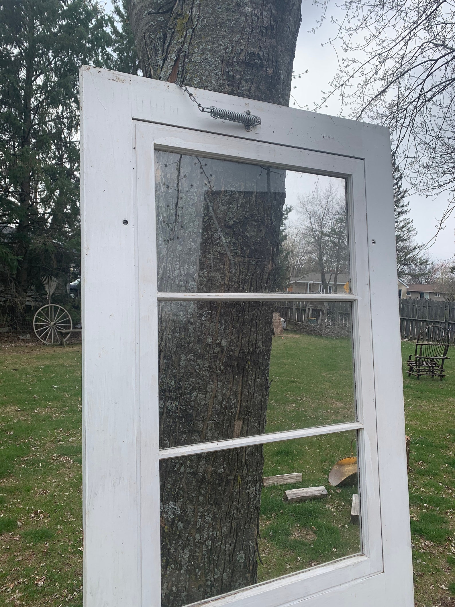 Antique Wood Screen Storm Door Restoration Reclaimed Etsy