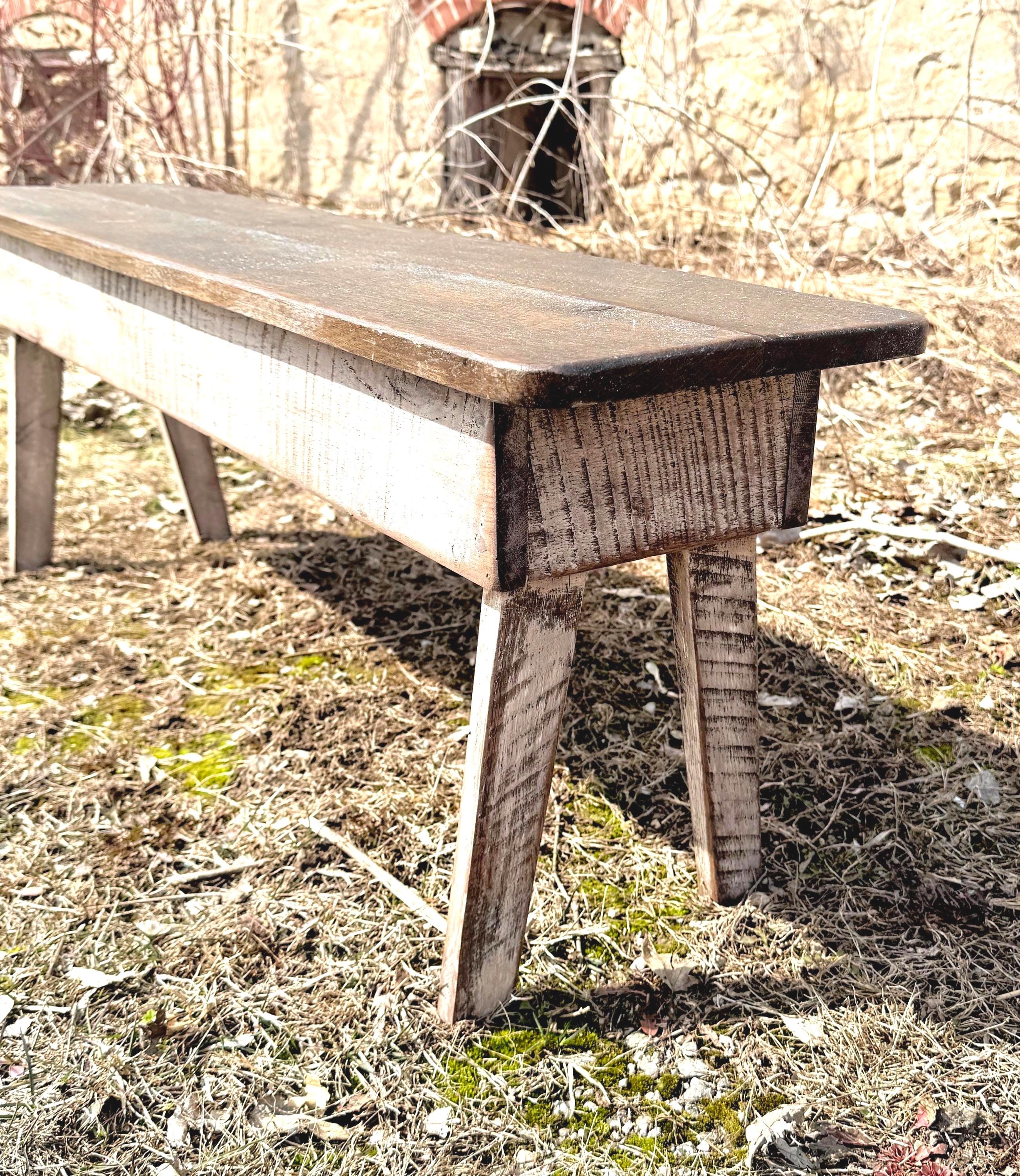 Oak Wood Bench 48