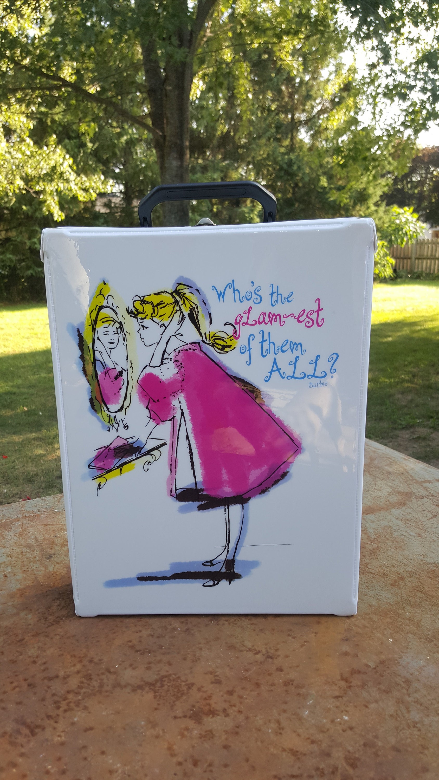 barbie clothes carrying case