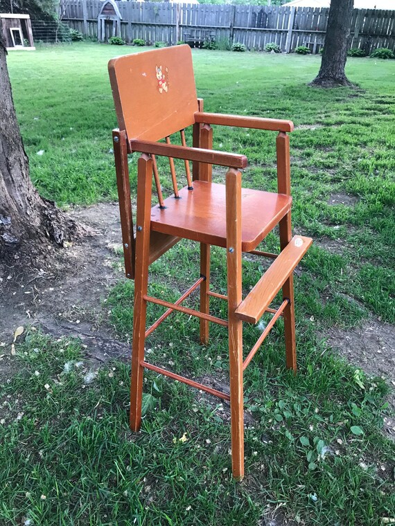 Vintage Wooden Doll High Chair  . Free Delivery And Returns On Ebay Plus Items For Plus Members.