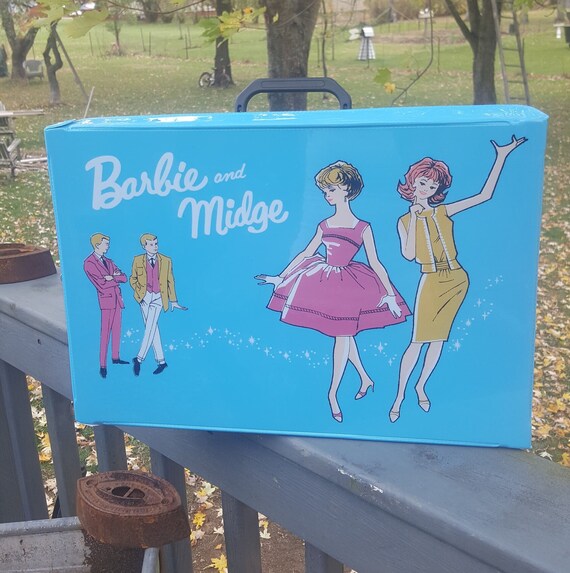 FAST SHIP Barbie and Midge Accessory Wardrobe Carrying Case
