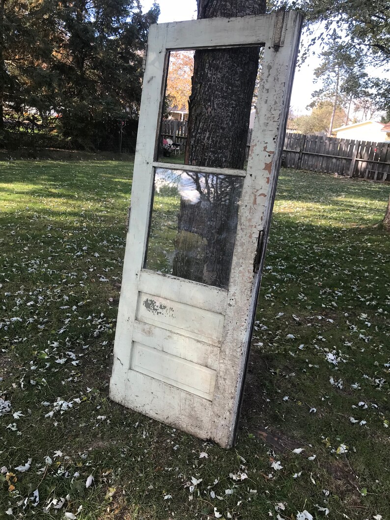 Antique Wood Door Industrial Salvage Architectural Salvage Etsy