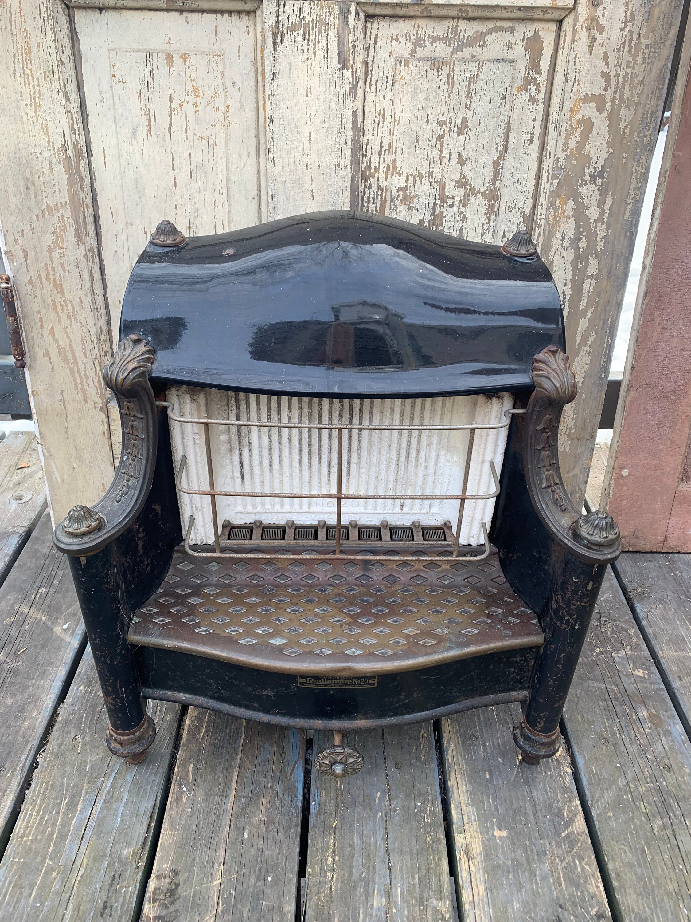 Antique Brass Humphrey Gas Radiantfire 20 Fireplace Insert - Etsy