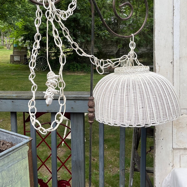 Vintage Swag Lamp Etsy