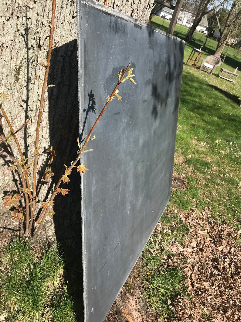 School House 1900/'s Raw Edge Unframed Primitive Chalkboard Antique Black Slate Classroom Blackboard Architectural Salvage,School Classroom