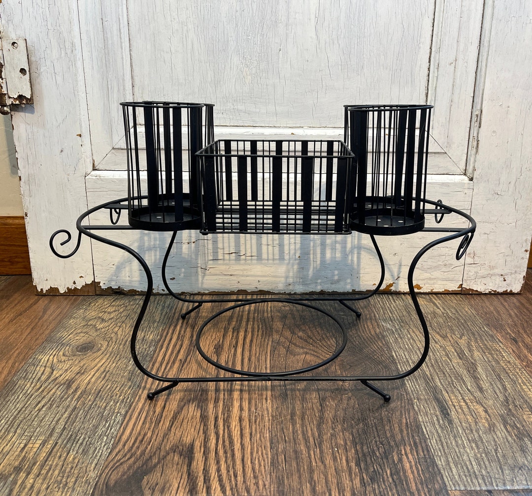 Buffet Plate and Utensil Caddy for Indoor or Outdoor Serving DX58 Etsy