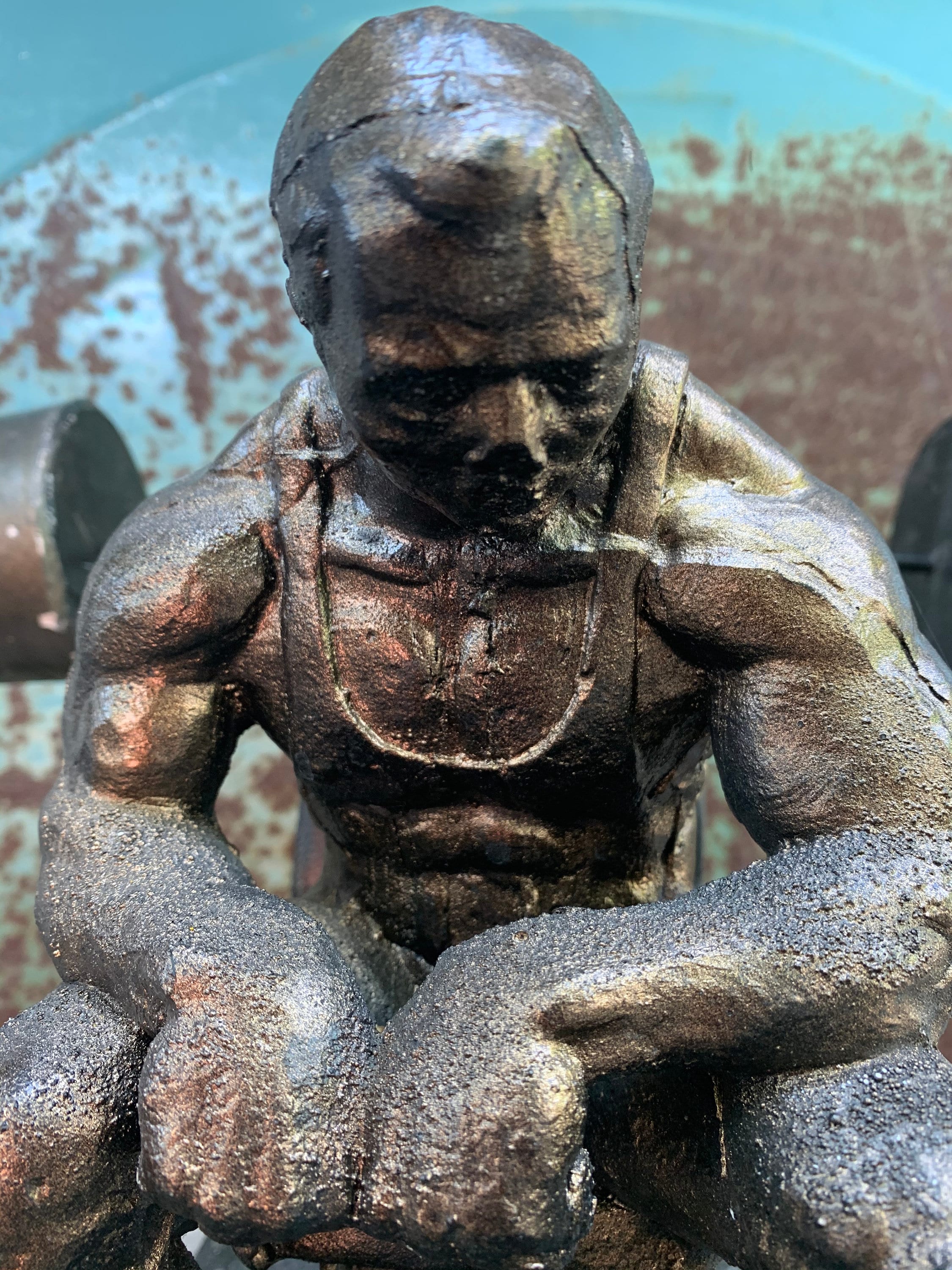 Vintage Don Len Bodybuilding Trophy, Weight Lifting, Weight Lifter ...