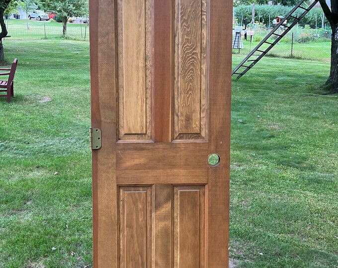 Vintage Six Panel Door, Raised Panel Interior Door, Architectural