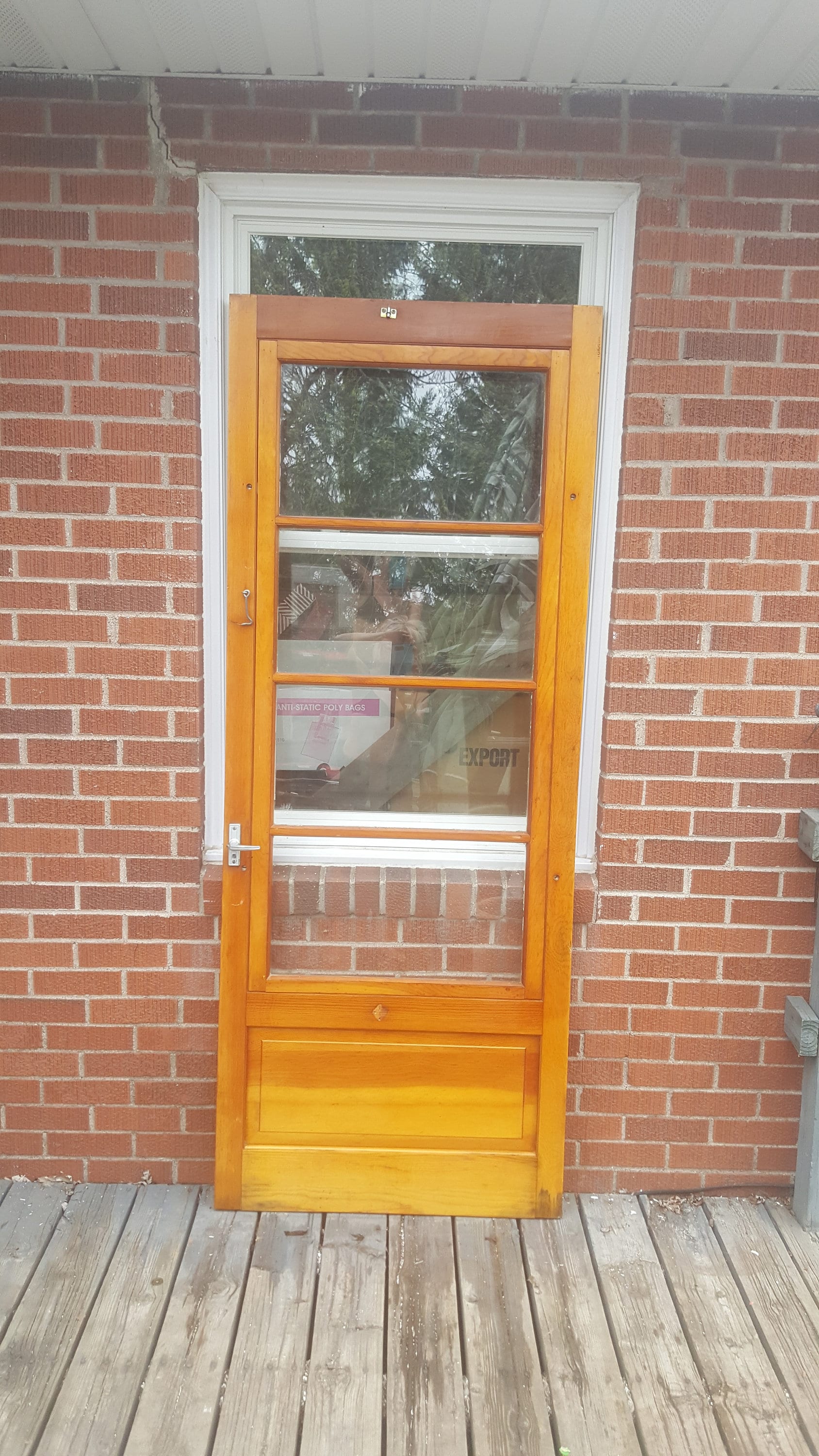 Antique Wood Screen Door Interchangeable Screen Door Etsy