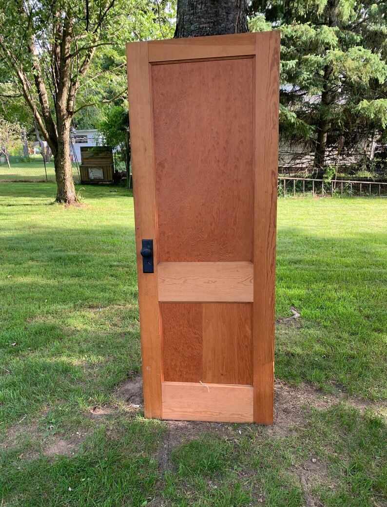 Antique Recessed Panel Interior Door Two Panel Shaker - Etsy