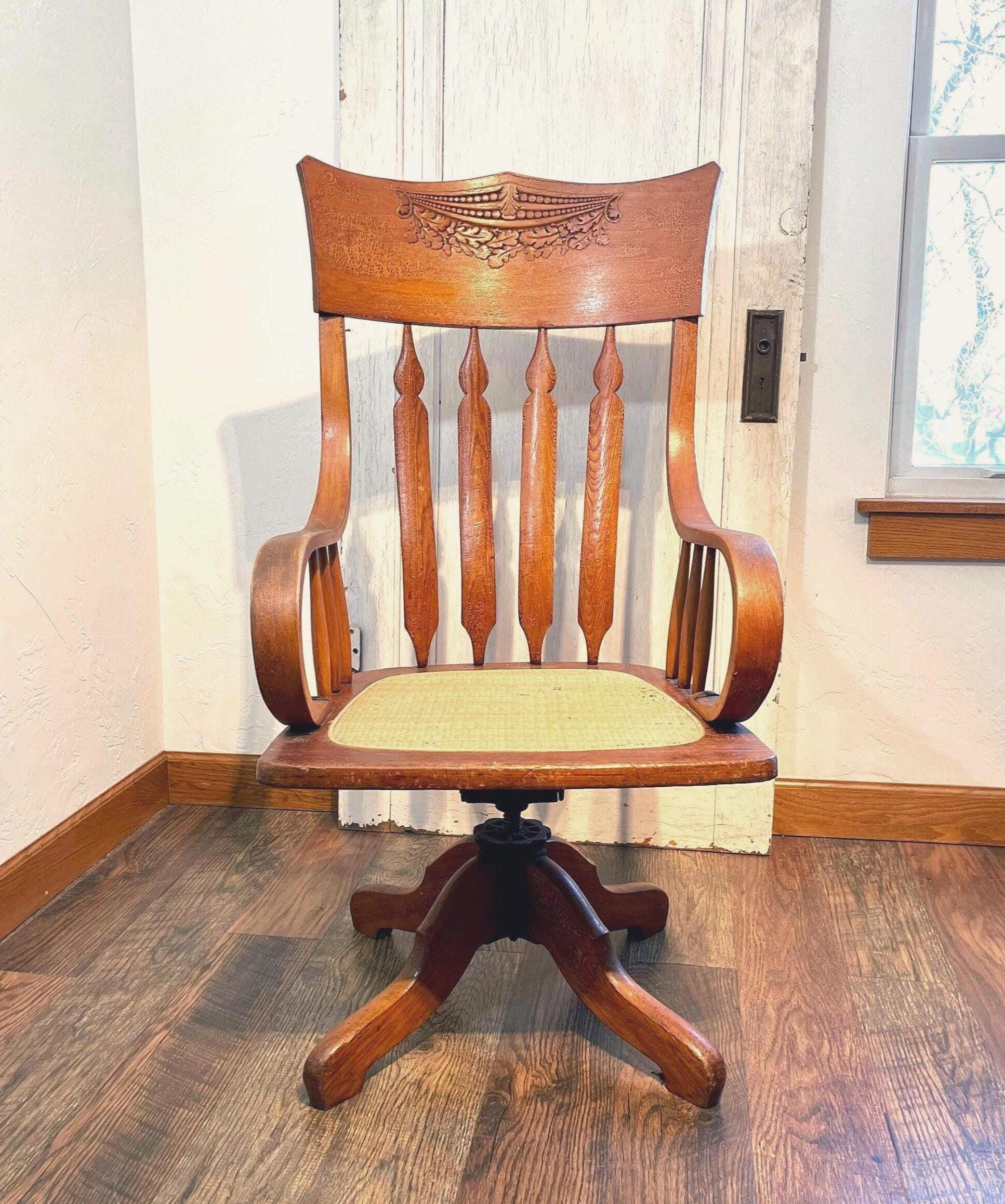 Antique Spindle Back Chair - Etsy