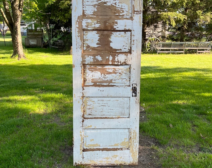 Antique Panel Interior Wood Door Rustic Farmhouse Reclaimed Etsy