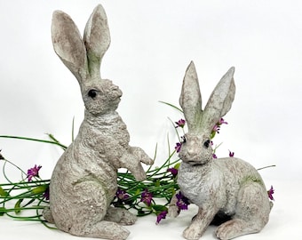 Handmade Ceramic Sleeping Bunny: 70s Cottagecore Shelf Sitter - Etsy