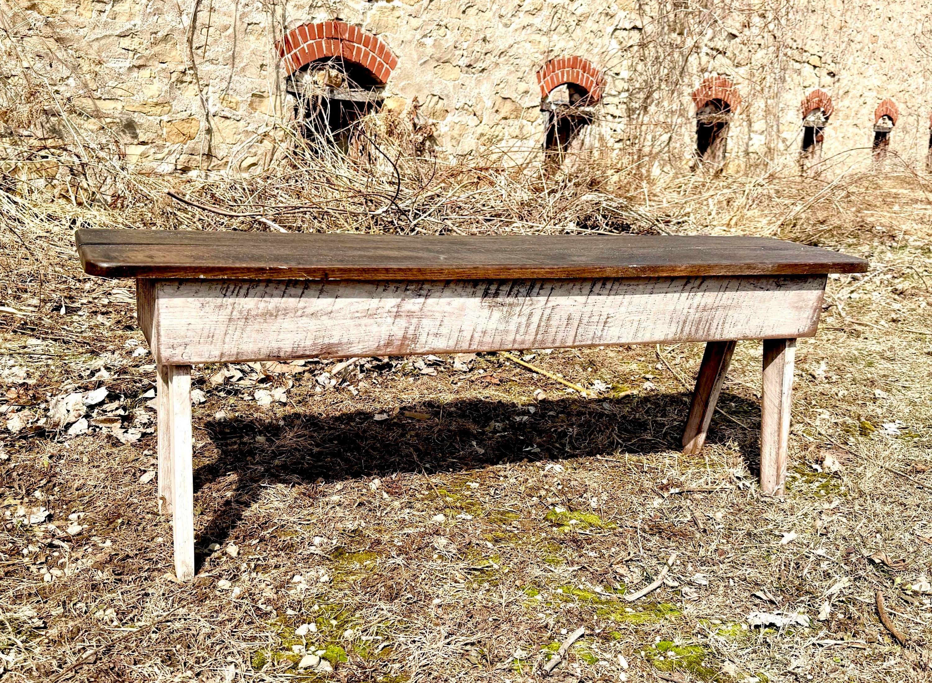 Oak Wood Bench 48