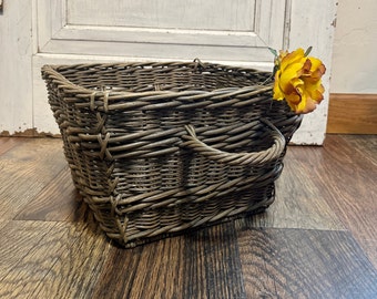 Large Square Wicker Basket DU85