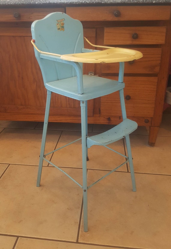 Vintage Doll High Chair Amsco Metal Image 0