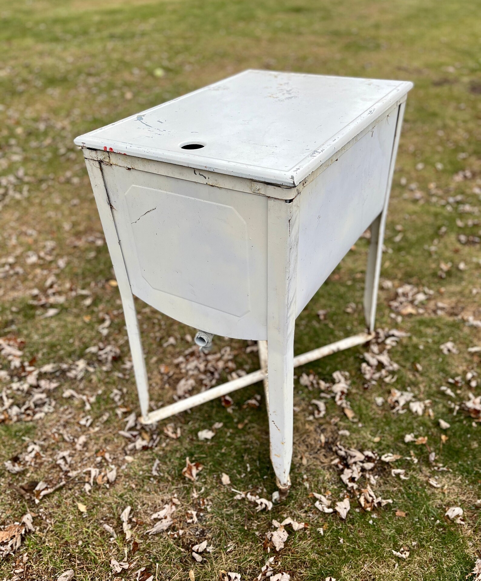 Antique Metal Laundry Wash Tub Basin Sink Kitchen Farmhouse Etsy