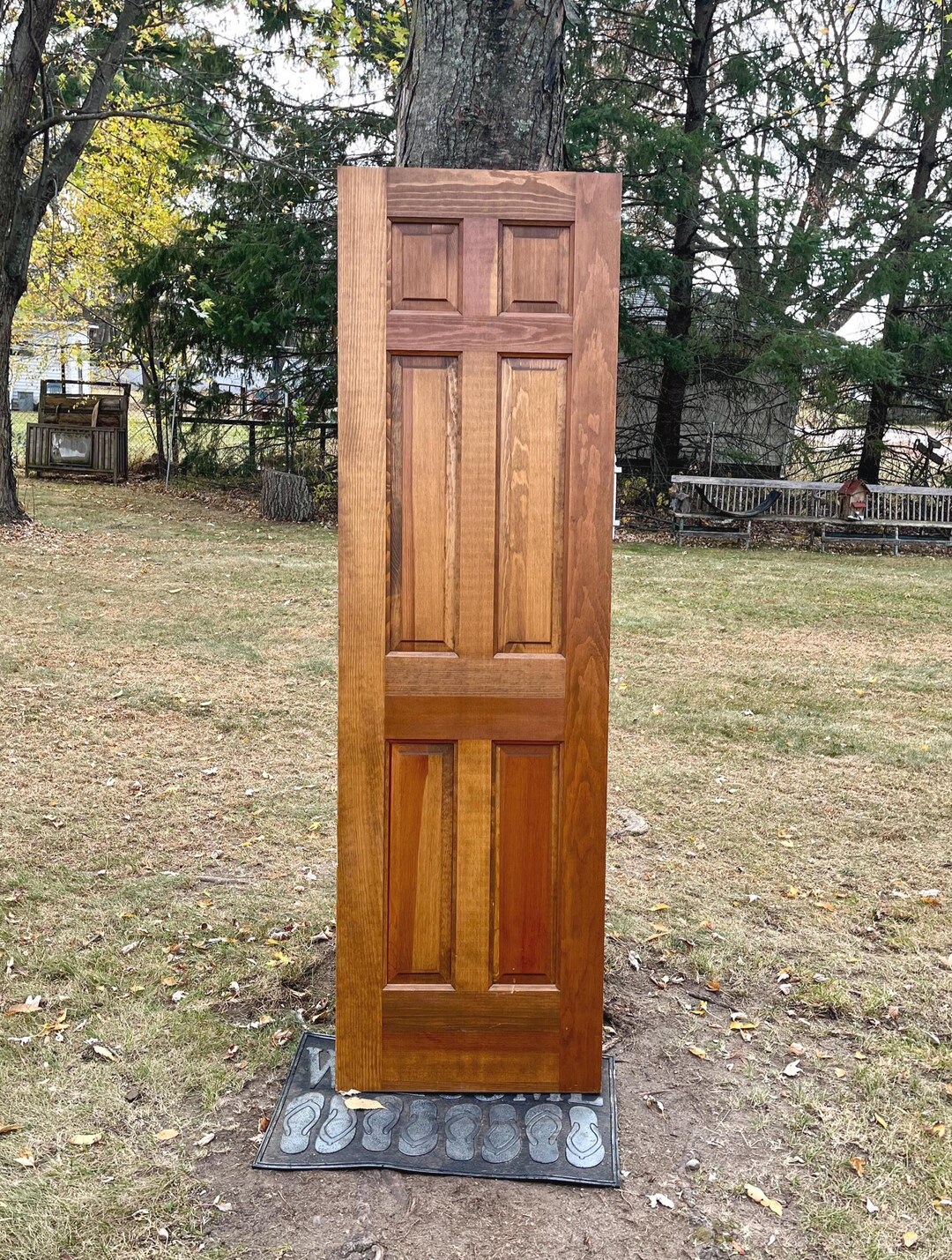 Picture of Wood Six Panel Pine Interior Door, Reclaimed, Renovation, Architectural ...