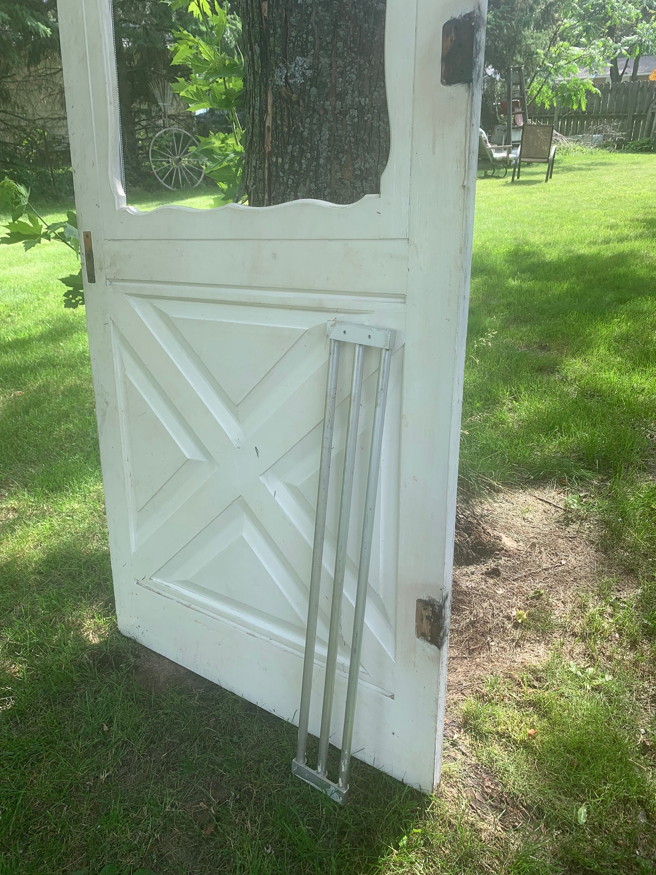 Antique Wood Farmhouse X Screen Storm Door Architectural - Etsy