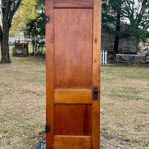 Antique Two Panel Wood Interior Door: Shaker Farmhouse Restoration (29 ...