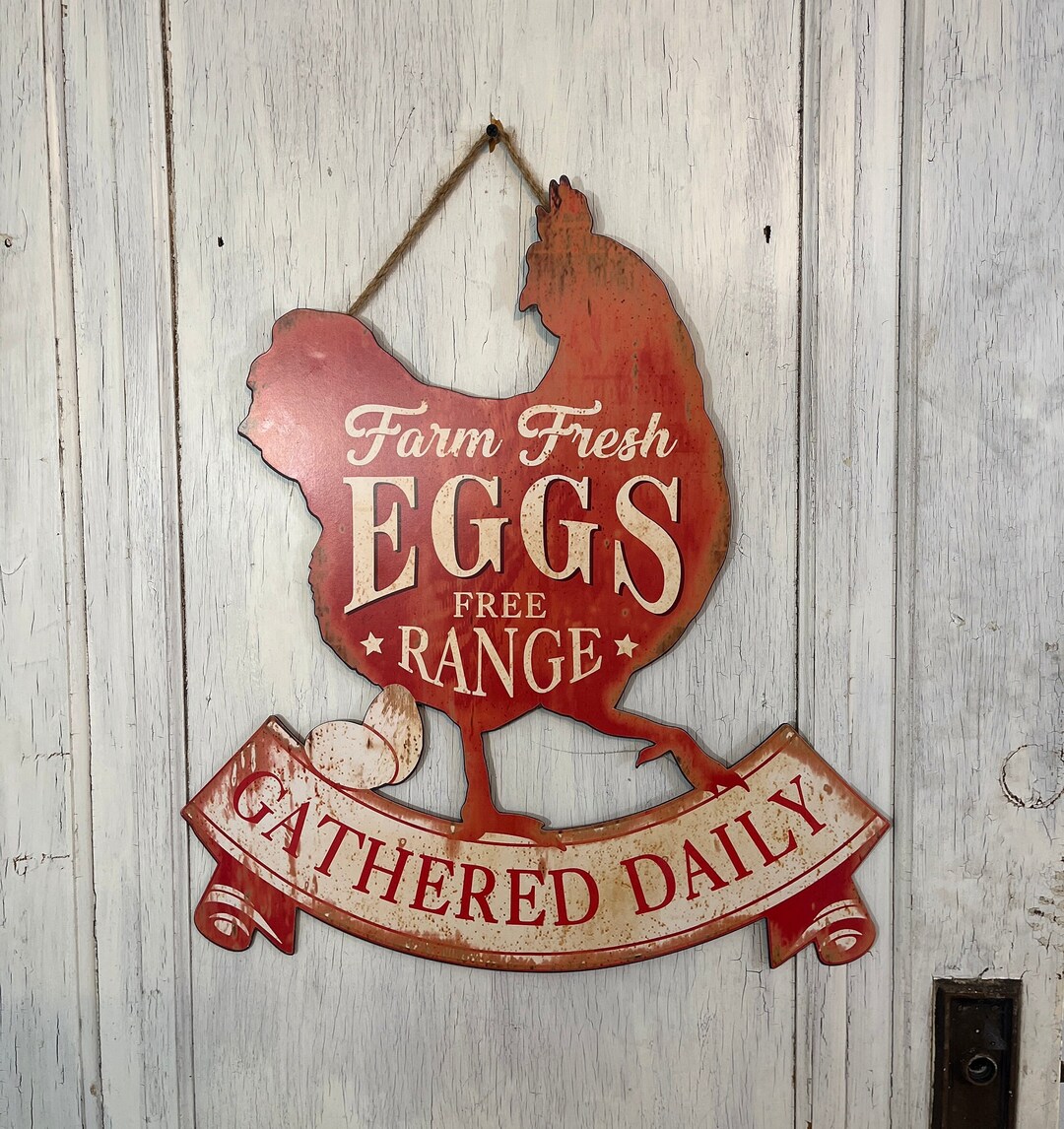Free Range Chicken Eggs for Sale Sign Hobby Farm Sign EA53 Etsy