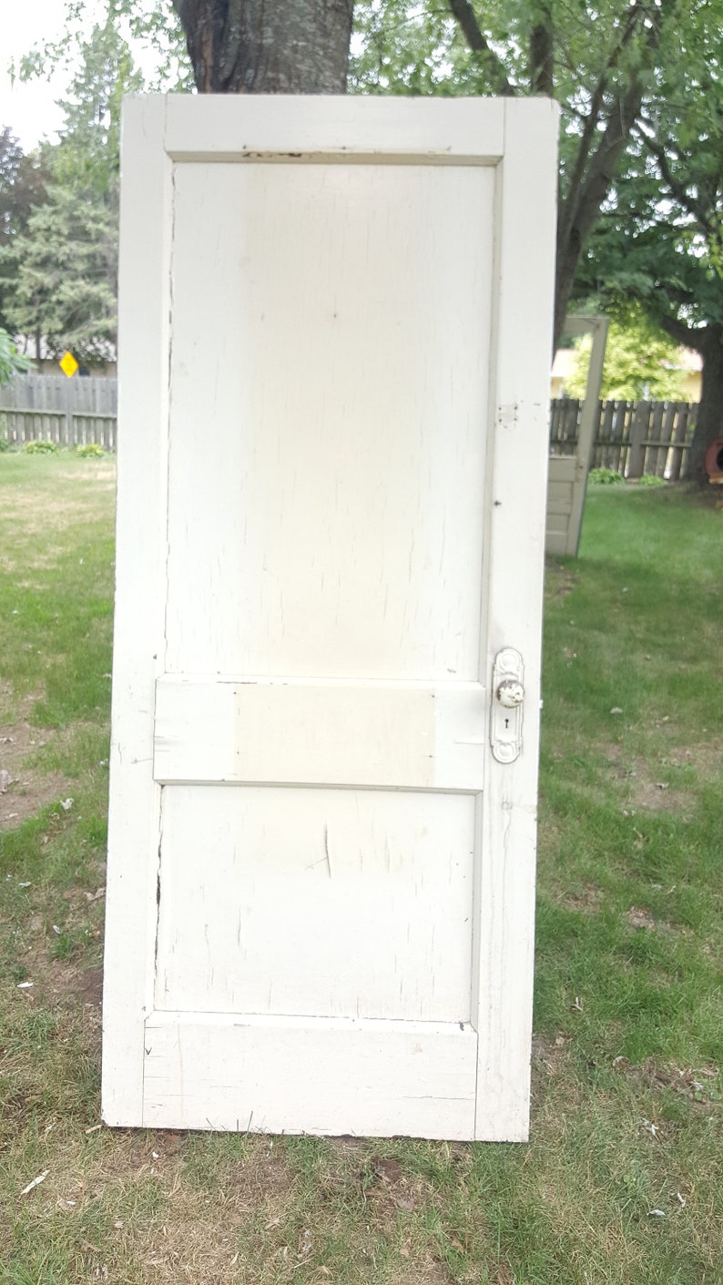 Antique Recessed Panel Interior Door Two Panel Shaker - Etsy