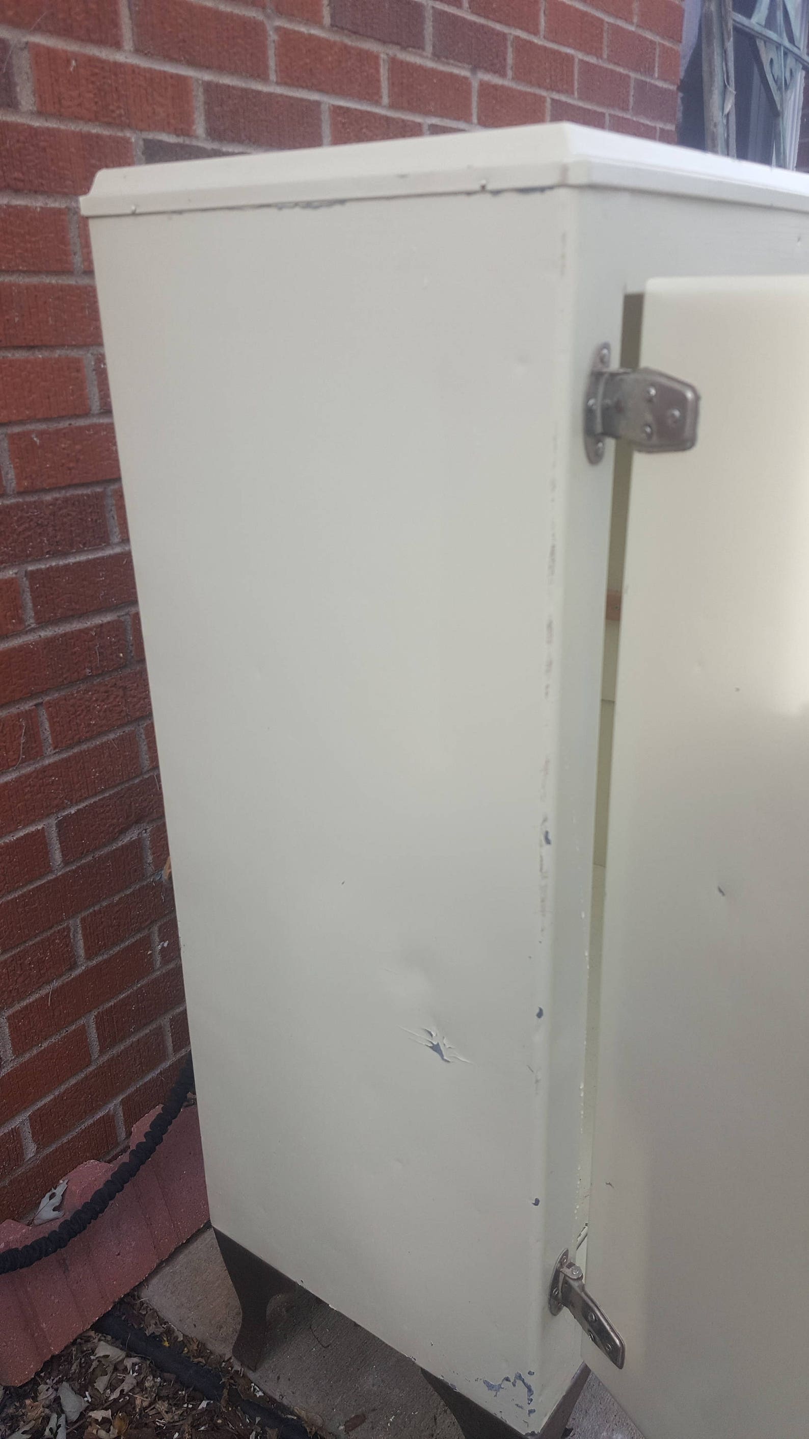 Antique Metal Ice Box Old Metal Ice Chest Original Hardware Etsy