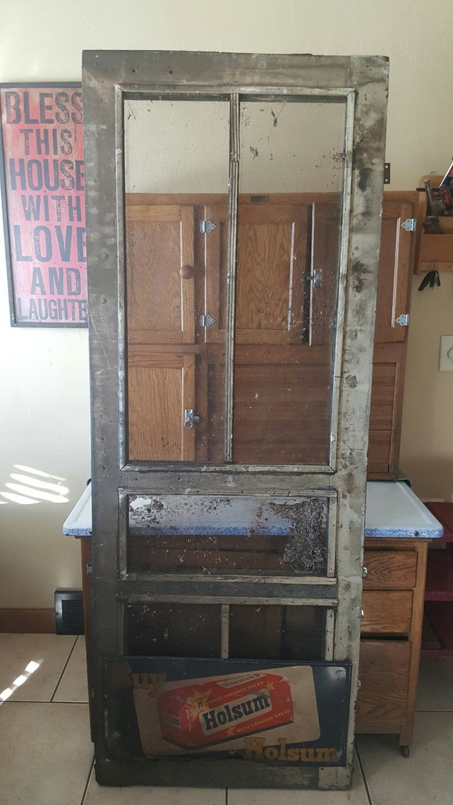 Vintage Wood Screen Door Architectural Salvage Entry Etsy image 0 - Vintage Wood Screen Door Architectural Salvage Entry Etsy