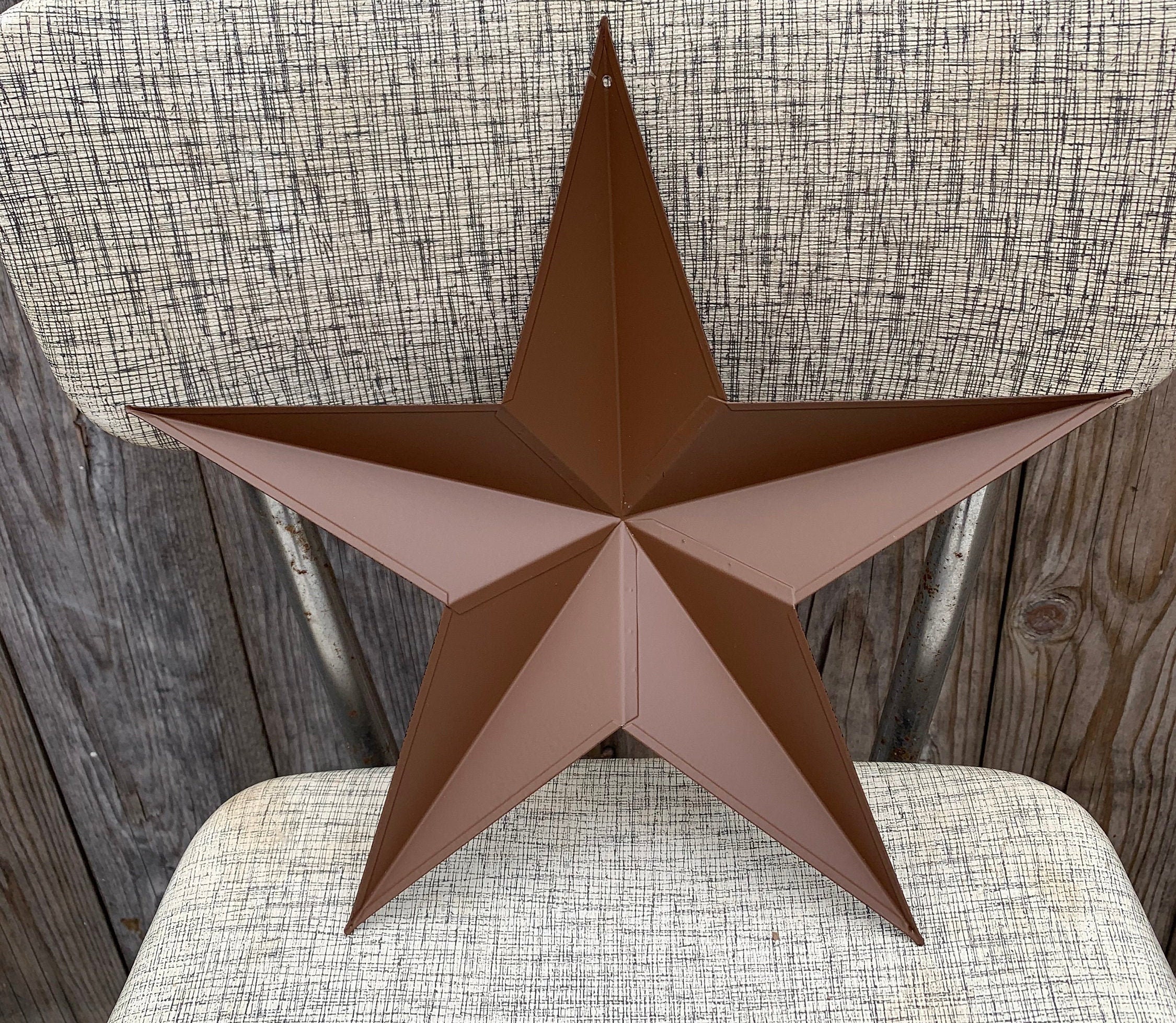 Rustic Bronze Metal Barn Star 12 Rustic Farmhouse Etsy