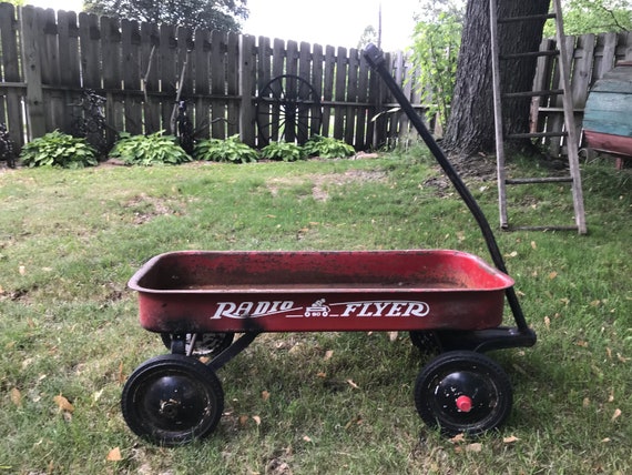 antique radio flyer wagon