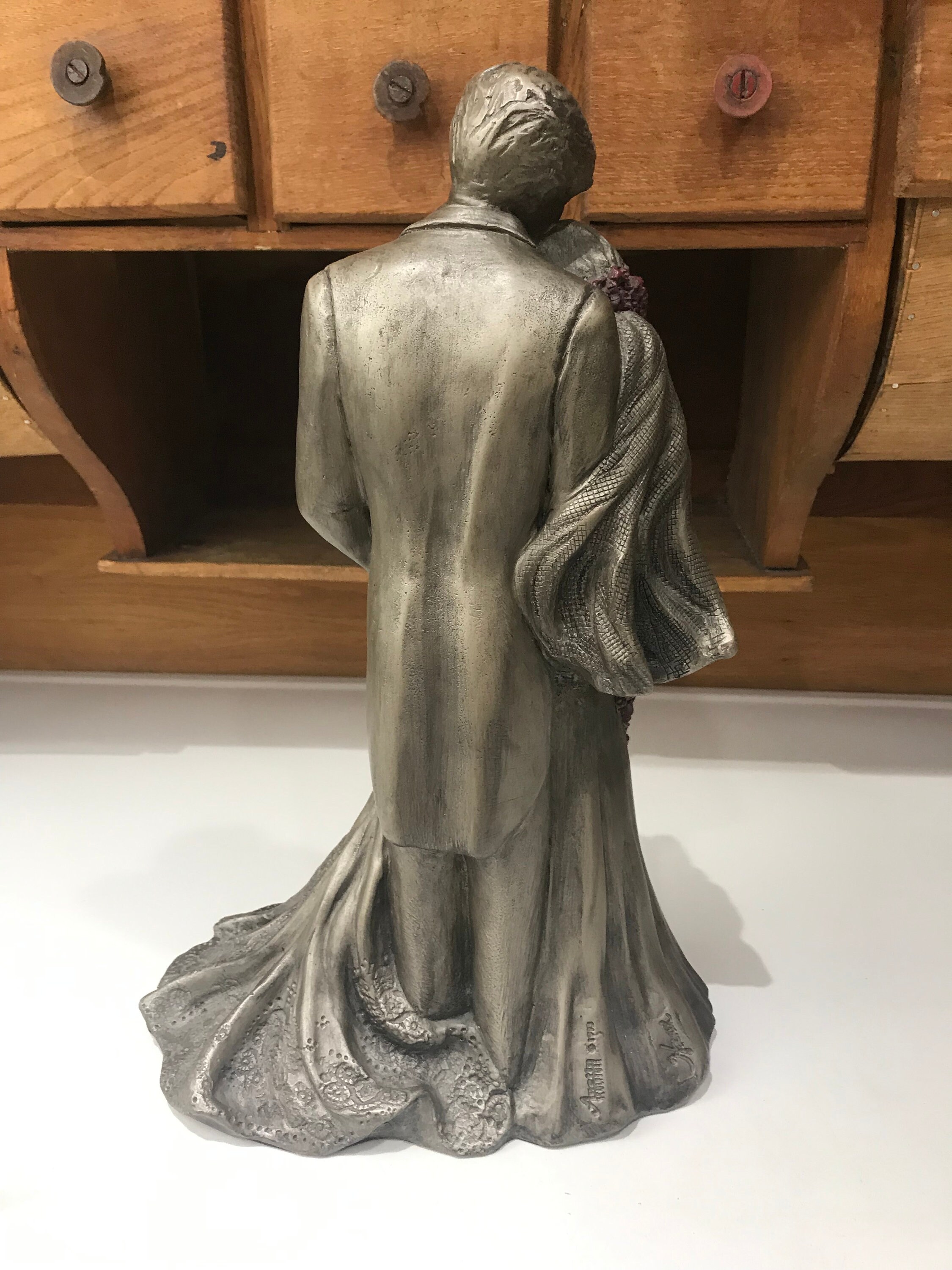 Antique Austin Stone Sculpture Bride and Groom 2004 Husband Etsy