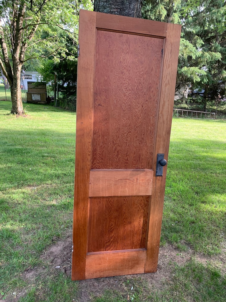 Antique Recessed Panel Interior Door Two Panel Shaker - Etsy