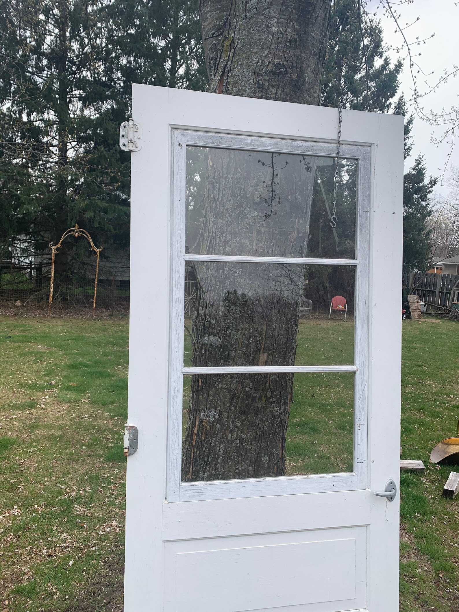 Antique Wood Screen Storm Door Restoration Reclaimed Etsy