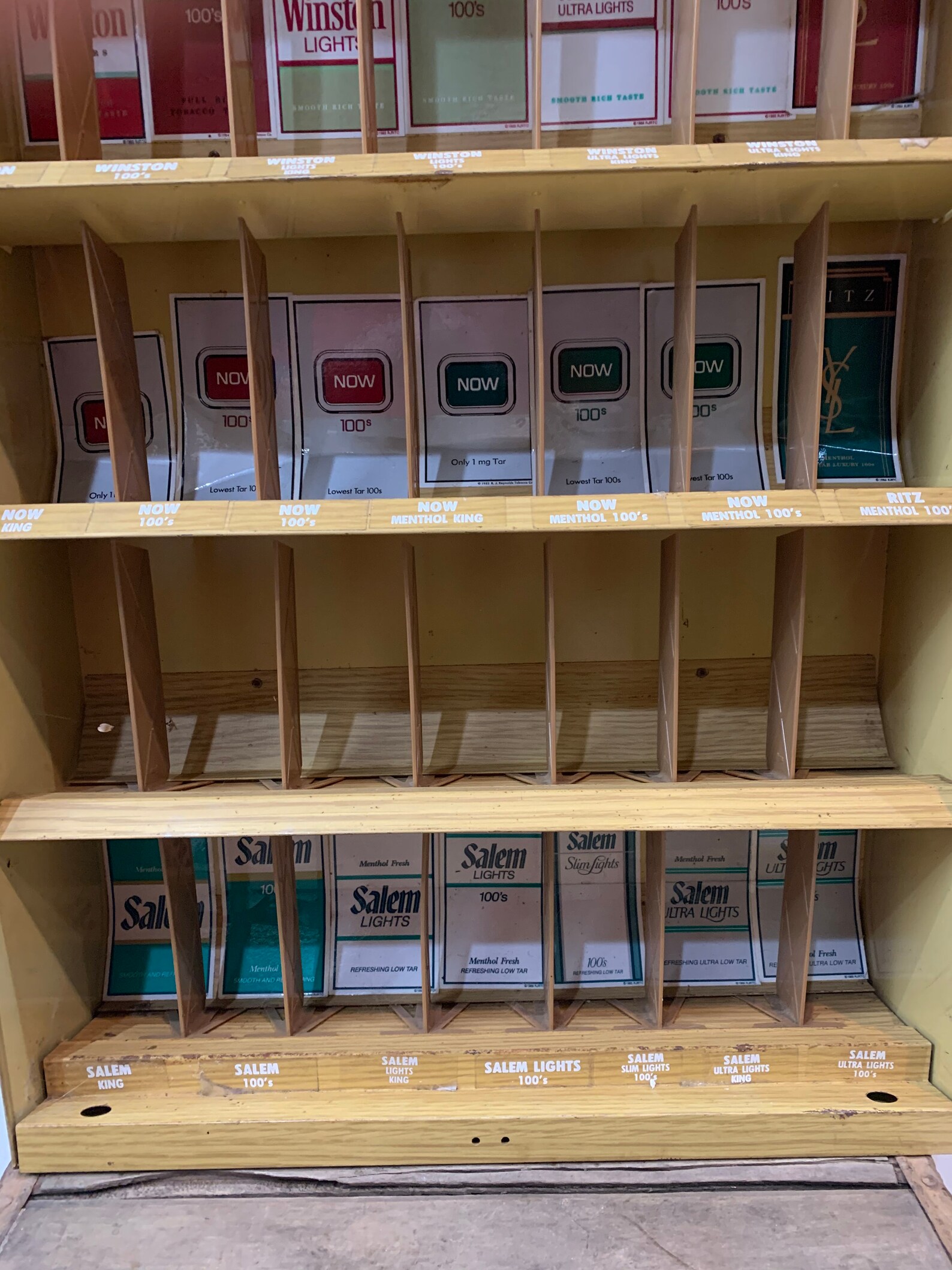 Vintage Cigarette Metal Retail Display Stand Antique Etsy