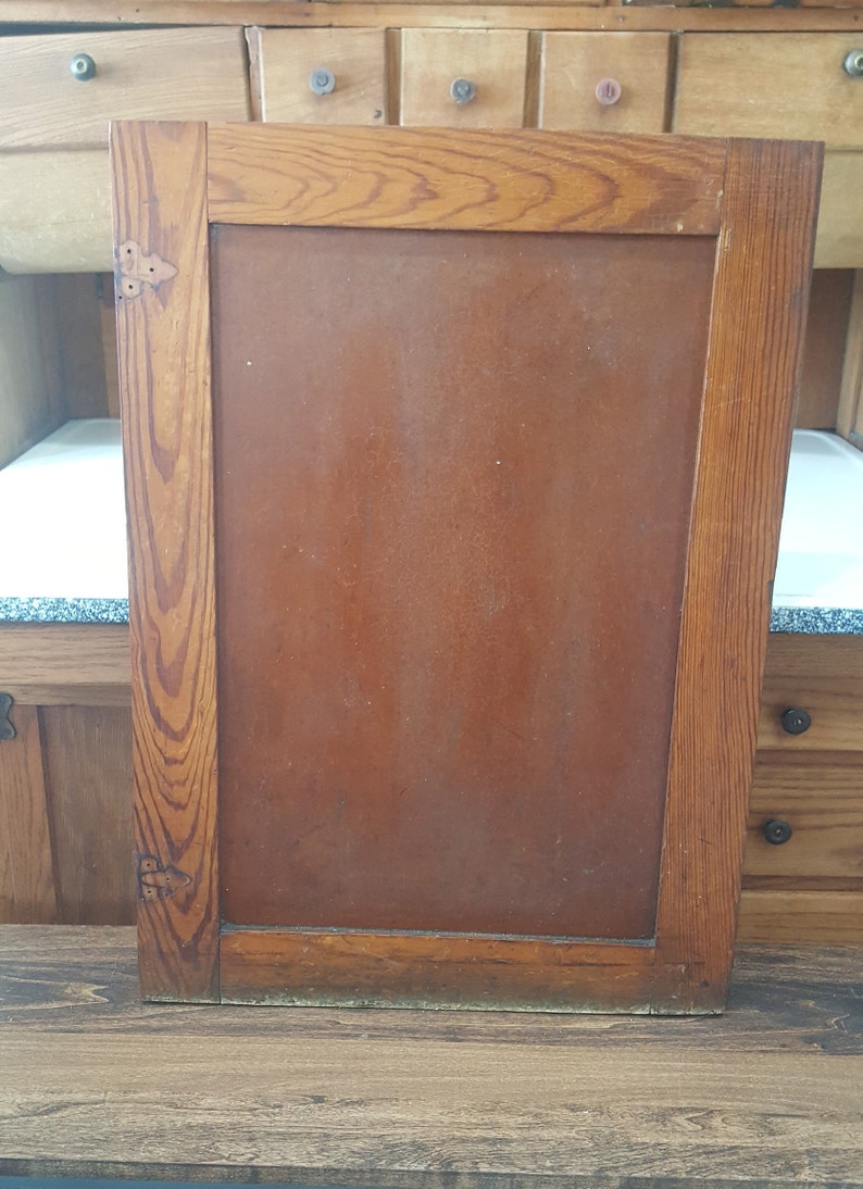 Craftsman Antique Wood Cabinet Door Vintage Schoolhouse Wooden Cupboard Architectural Salvage Doors Building Supply Renovation