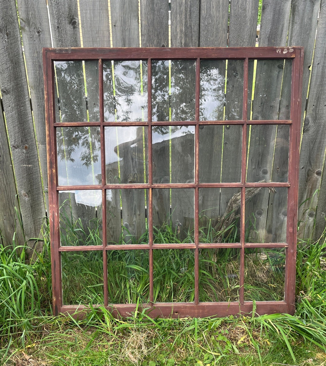 Antique Wavy Glass Window, Reclaimed From Museum, Renovation