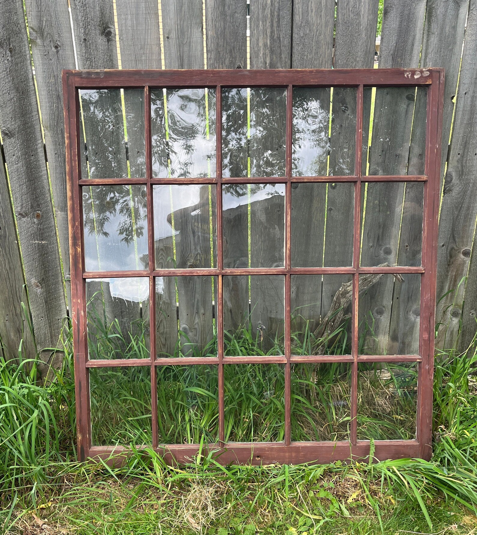 Antique Wavy Glass Window Reclaimed From Museum Renovation Etsy