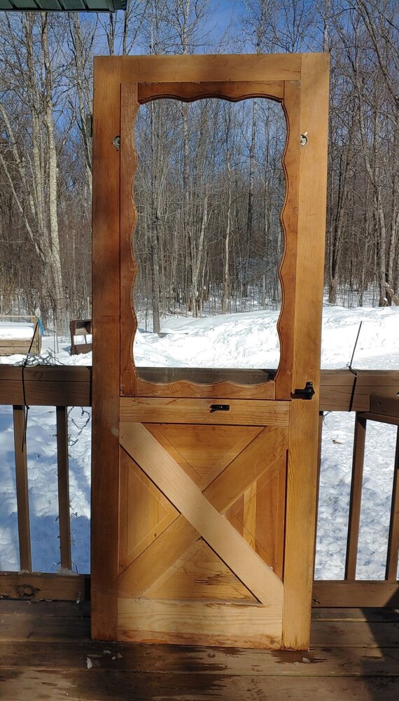 Vintage Cross X Screen Storm Door Architectural Salvage Etsy