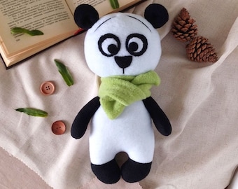 Panda plush Sewing patterns plush toy