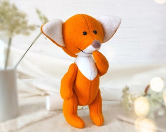 Fox plush  Sewing patterns toy