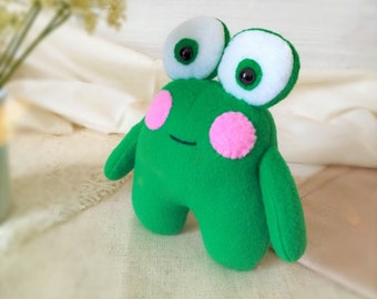 Grenouille en peluche Stuffed Anima Sewing patterns jouet Peluche mignonne