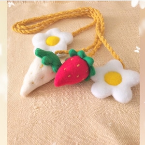 Car mirror hanging accessories Strawberry for women Plush Sewing Patterns