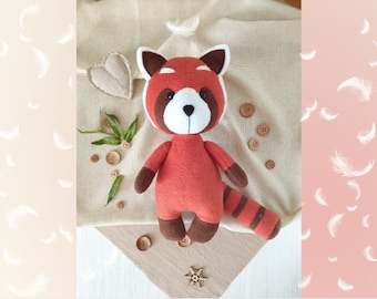Red Panda Plush toy Baby shower gift