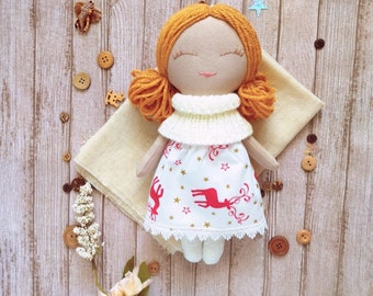 パーソナライズされた布製人形、カスタムぬいぐるみ、女の子の初めての