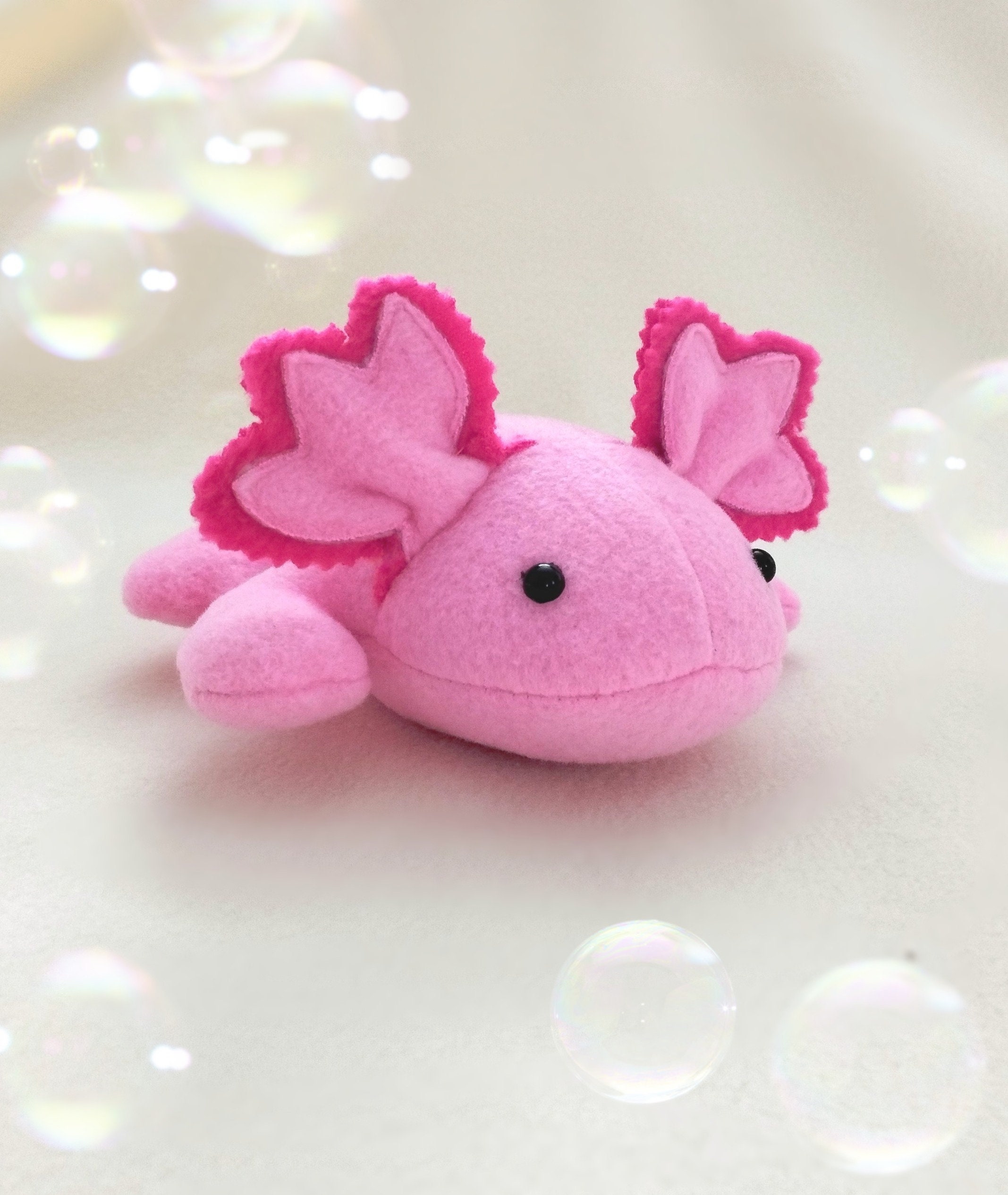 Axolotl Toy, Axolotl Felt, Busy Tin, Axolotl Embroidery, Axolotl